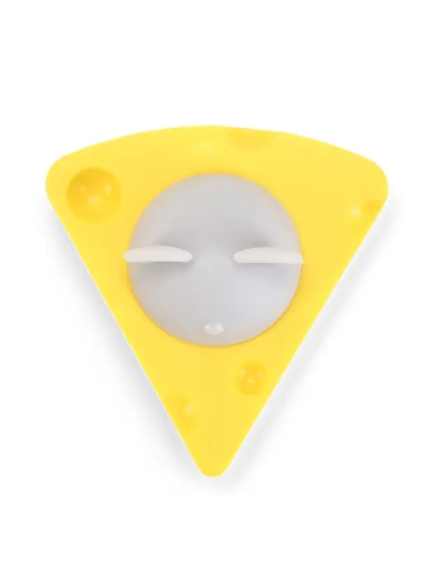 Игрушка для кошек из кошачьей мяты &laquo;Сыр&raquo;, 5&times;4 см, на основании