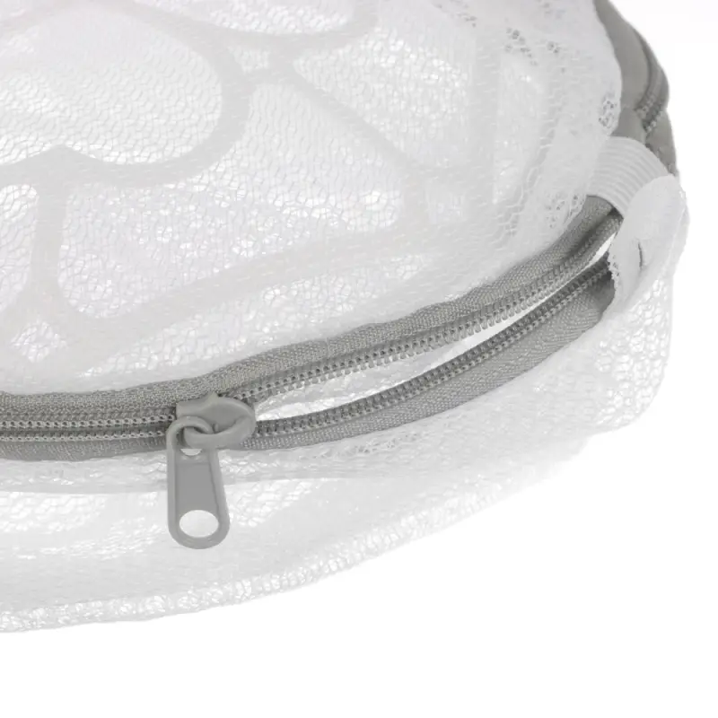 Мешок для стирки белья тм VETTA, цилиндр, на замке, пластик, полиэстер, d15х16h см