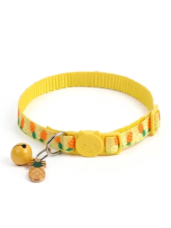 Набор ошейников для кошек &laquo;Пижон. Фрукты&raquo;, 19-32&times;1 см, 4 шт.