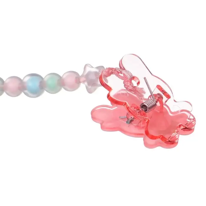 Соска - пустышка силиконовая ортодонтическая M&B &laquo;Зайка&raquo;, от 12 мес., с колпачком, держатель, розовый