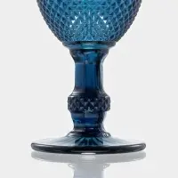 Бокалы для вина Magistro &laquo;Вилеро&raquo;, 280 мл, набор 2 шт., стекло, синие