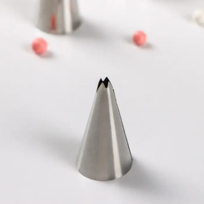 Набор насадок кондитерских Доляна, d=1.7 см, 6 шт., форма МИКС Набор насадок кондитерских Доляна, d=1.7 см, 6 шт., форма МИКС