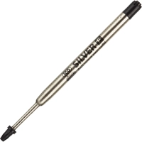 Стержень шариковый 98мм ICO Silver черный 0,5мм (тип PARKER) Венгрия