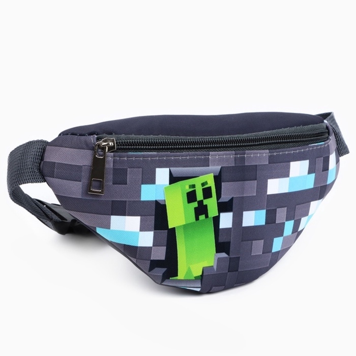 Сумка поясная детская «Пиксельный мир», 20 х 10 х 6 см Сумка поясная детская «Пиксельный мир», 20 х 10 х 6 см