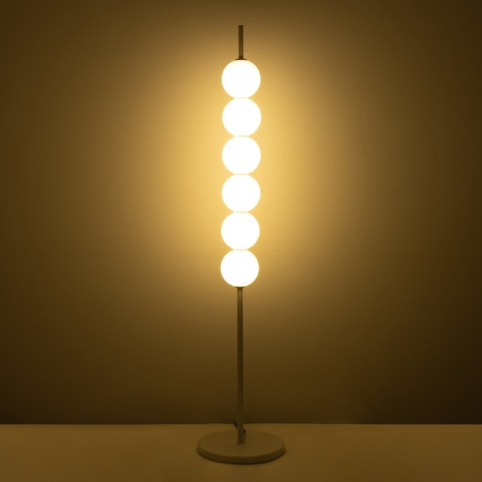 Торшер  Торшер "Тапиока" 6хLED 20Вт 4000К белый 28х28х140см