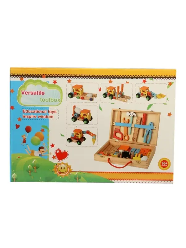 Набор инструментов детский «Собери животных», деревянный конструктор Набор инструментов детский «Собери животных», деревянный конструктор