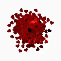 Наполнитель для шаров &laquo;Конфетти сердце&raquo;, d=1.5 см, 10 г