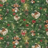 Бумага упаковочная глянцевая &laquo;Новогодние игрушки!&raquo;, 1 лист, 70&times;100 см