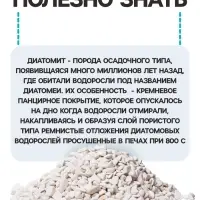 Диатомит &laquo;Рецепты Дедушки Никиты&raquo; сушеный, фр 2-4, 1 л