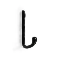 Крючок мебельный CAPPIO PIGTAIL, двухрожковый, цвет черный