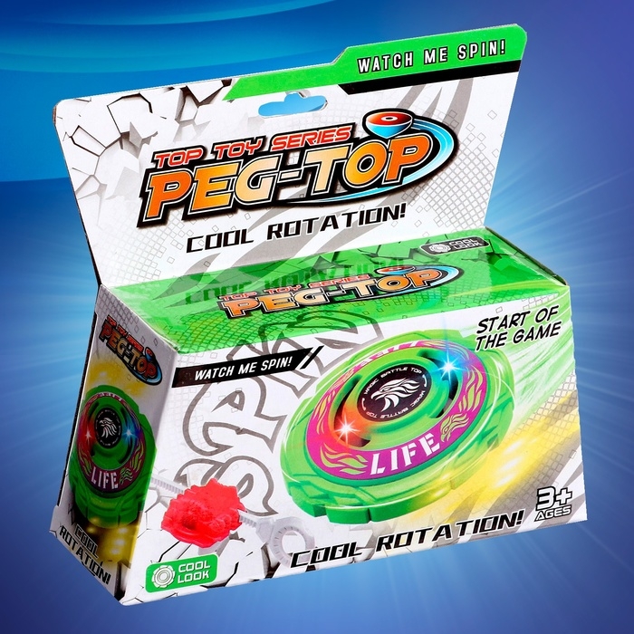 Волчок «Атака зверя», с устройством запуска, цвет МИКС Волчок «Атака зверя», с устройством запуска, цвет МИКС