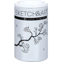 Точилка SKETCH&ART 2 отв. с контейнером, металл 4вида 35-0039