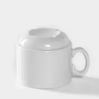 Чашка кофейная Добрушский завод &laquo;Бельё&raquo;, 100 мл, фарфор, белая
