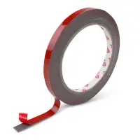 Лента клейкая двусторонняя AVS SCH-030 9 mm x 5 m акриловая основа (серая)