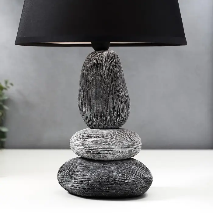 Лампа настольная 16446/1GR E14 40 вт серо-черный 22&times;22&times;34 см RISALUX