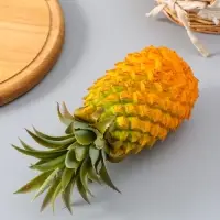 Муляж "Ананас" 22,5х9,5 см, жёлтый