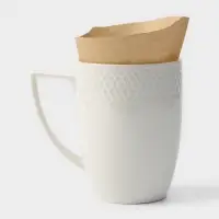 Фильтры для заваривания кофе V60 Доляна Tasty, неотбелённые, набор 50 шт., 13&times;12 см, бумага