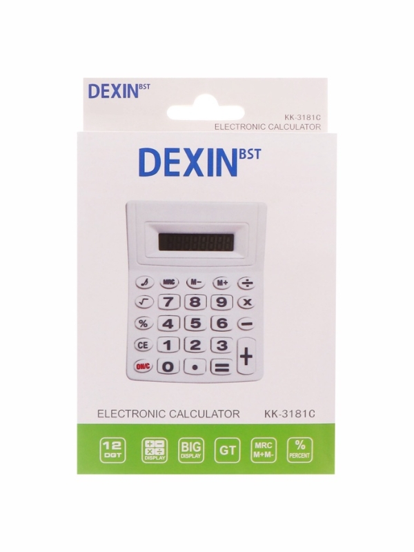 Калькулятор настольный 08-разрядный, розовый Калькулятор настольный 08-разрядный, розовый