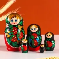 Матрёшка дерево &laquo;Наталья&raquo;, 12 см, 5-кукольная