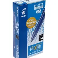 Стираемая ручка Pilot. Frixion, гелевая, синий стержень BL-FRP5 (L), узел 0.5 мм