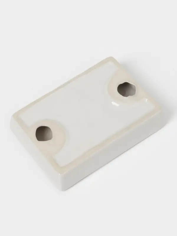 Аксессуары для ванной &laquo;Золотой лист&raquo;, 4 предмета: дозатор 250 мл, мыльница, 2 стакана, белые