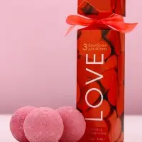 Бомбочки для ванны Love, 3&times;40 г, Чистое счастье