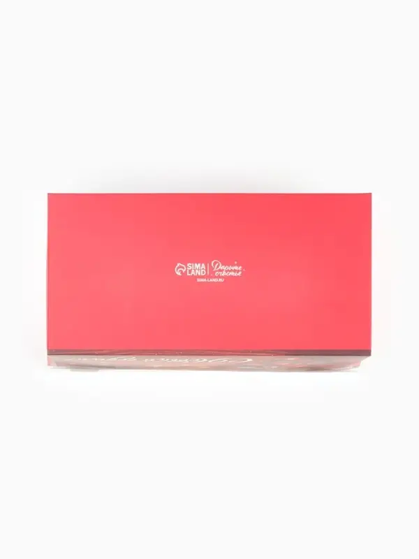 Коробка для капкейка &laquo;С Новым годом&raquo;, 16&times;8&times;10 см