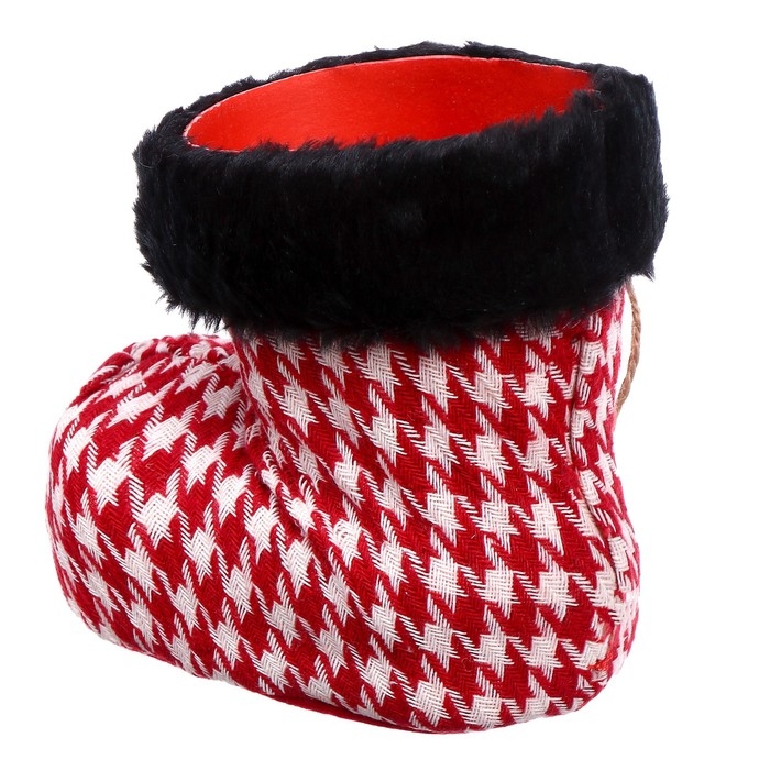 Конфетница «Сапожок», красный Конфетница «Сапожок», красный