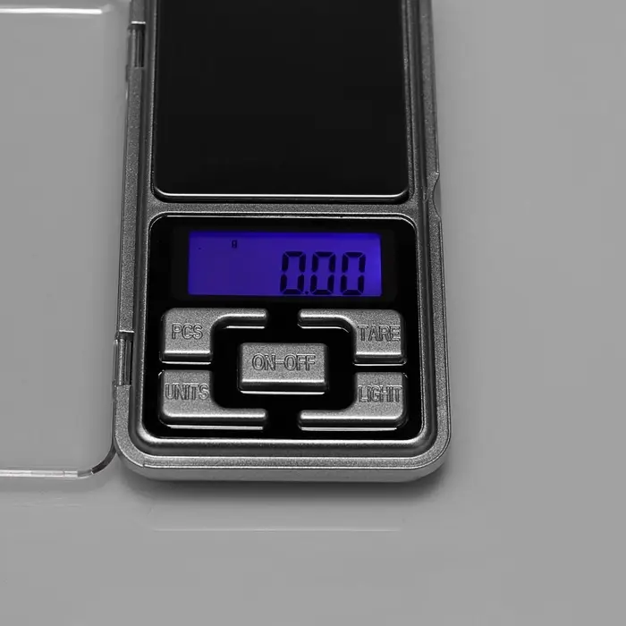 Весы электронные Luazon LVU-02, до 200 г, портативные, серые