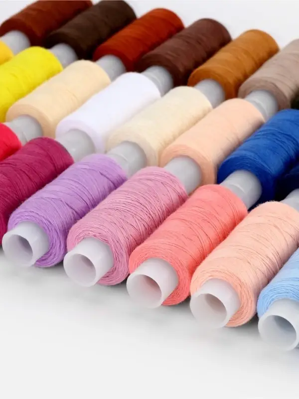 Нитки 40ЛШ, 200 м, набор 30 шт., разноцветные