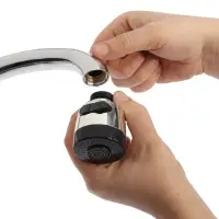 Аэратор ZEIN, с регулировкой потока, 2 режима, клавишный, пластик