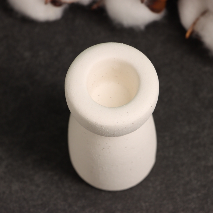 Подсвечник Подсвечник "Лунд" белый песок, 4х4х8см