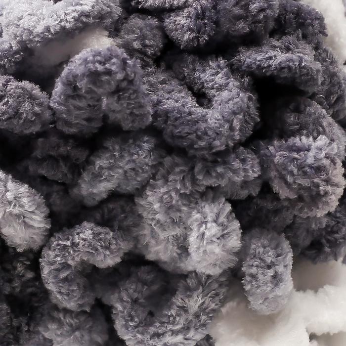 Пряжа Пряжа "Puffy Fine Color" 100% микрополиэстер 14,5м/100гр (5925 серый камуфляж)