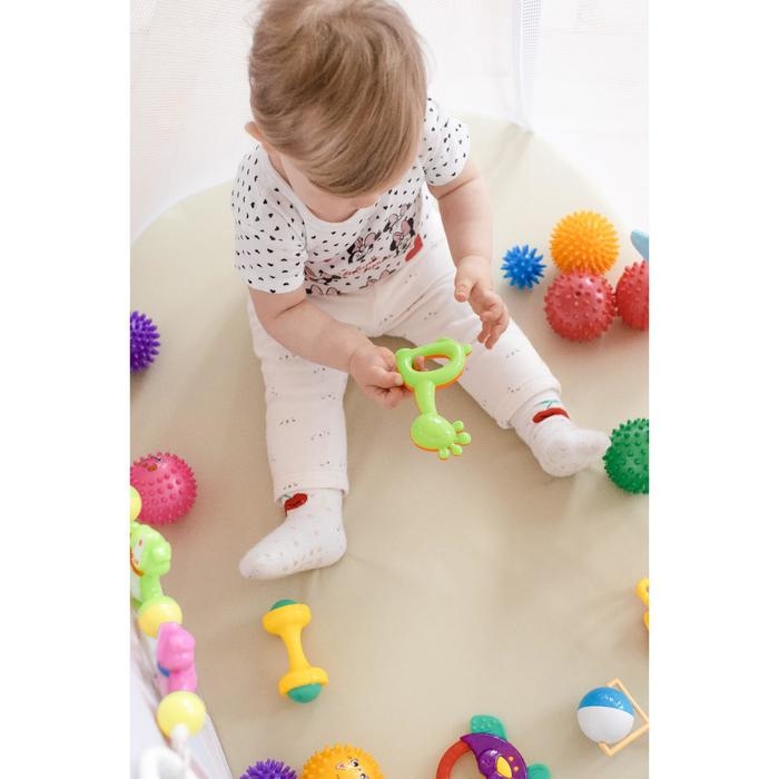 Набор погремушек «Маленькие радости», 4 шт, цвет МИКС, Крошка Я Набор погремушек «Маленькие радости», 4 шт, цвет МИКС, Крошка Я