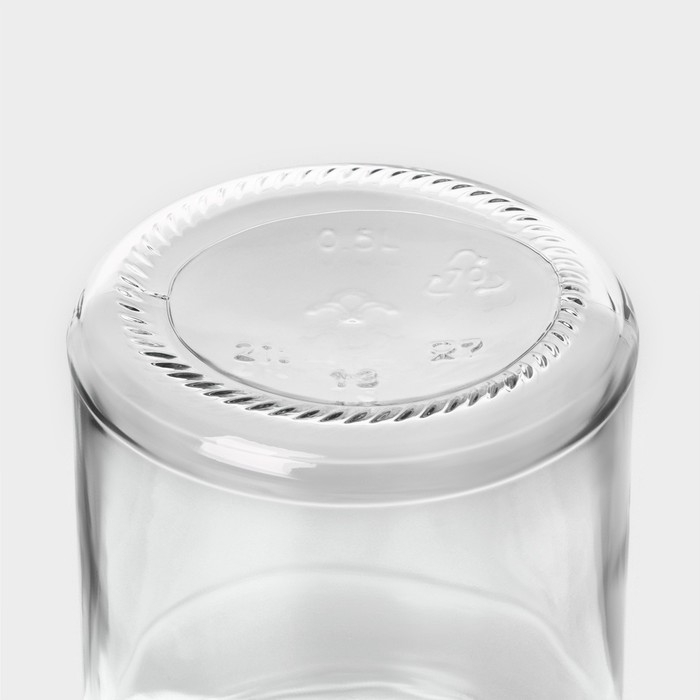 Набор стеклянных банок с крышкой Доляна, СКО-82 мм, 500 мл, 15 штук Набор стеклянных банок с крышкой Доляна, СКО-82 мм, 500 мл, 15 штук