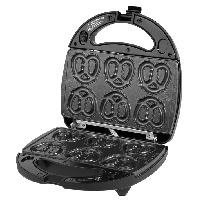 Мультипекарь RED Solution RMB-M604, 700 Вт, крендель, венские вафли, гриль, чёрный Мультипекарь RED Solution RMB-M604, 700 Вт, крендель, венские вафли, гриль, чёрный