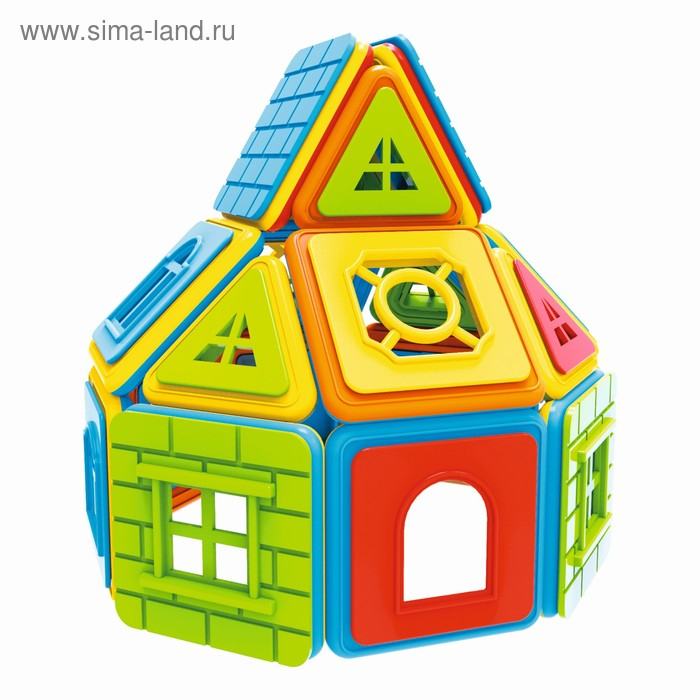 Конструктор магнитный «Замок», 204 детали Конструктор магнитный «Замок», 204 детали