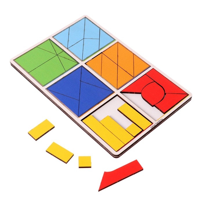 Квадраты Никитина 3 уровень, 6 квадратов Квадраты Никитина 3 уровень, 6 квадратов