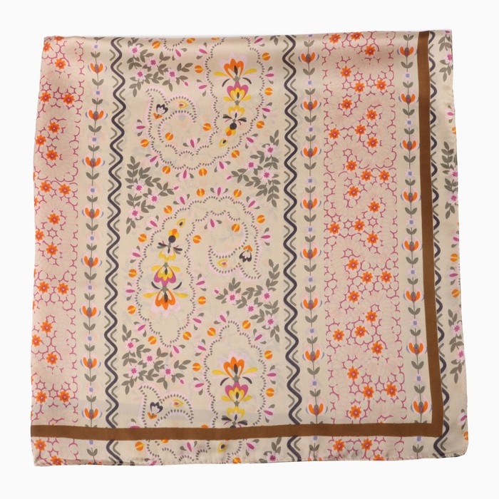 Платок женский MINAKU р-р 70*70 см, цв. беж Платок женский MINAKU р-р 70*70 см, цв. беж