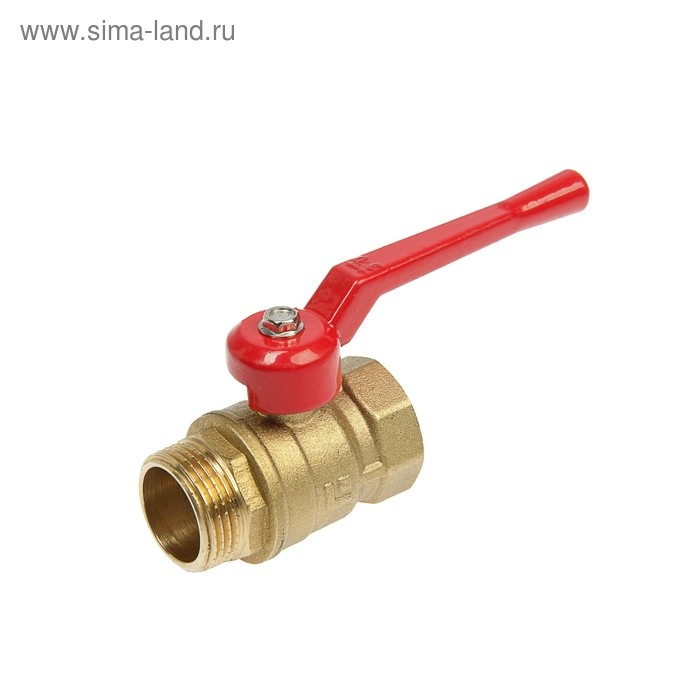 Кран шаровой ZEIN, внутренняя/наружная резьба 3/4 Кран шаровой ZEIN, внутренняя/наружная резьба 3/4", ручка