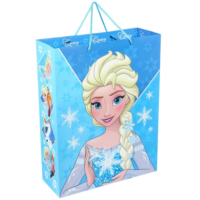 Пакет подарочный, 31х40х11.5 см, упаковка, Холодное сердце Пакет подарочный, 31х40х11.5 см, упаковка, Холодное сердце