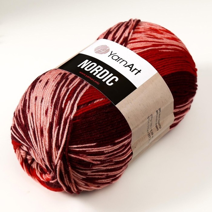 Пряжа  Пряжа "Nordic" 20% шерсть, 80% акрил 510м/150гр (664)