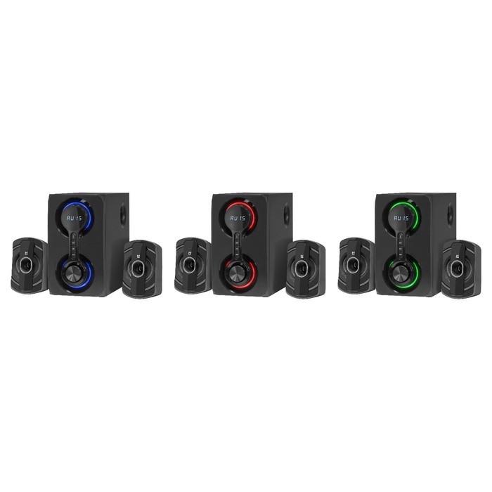 Компьютерные колонки 2.1 Defender Eclipse, 2х10 Вт + 20 Вт, USB, SD, AUX, BT,  черные Компьютерные колонки 2.1 Defender Eclipse, 2х10 Вт + 20 Вт, USB, SD, AUX, BT,  черные