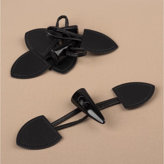 Застёжка-клевант 16 × 3,6 см, 3 шт, цвет чёрный Застёжка-клевант 16 × 3,6 см, 3 шт, цвет чёрный