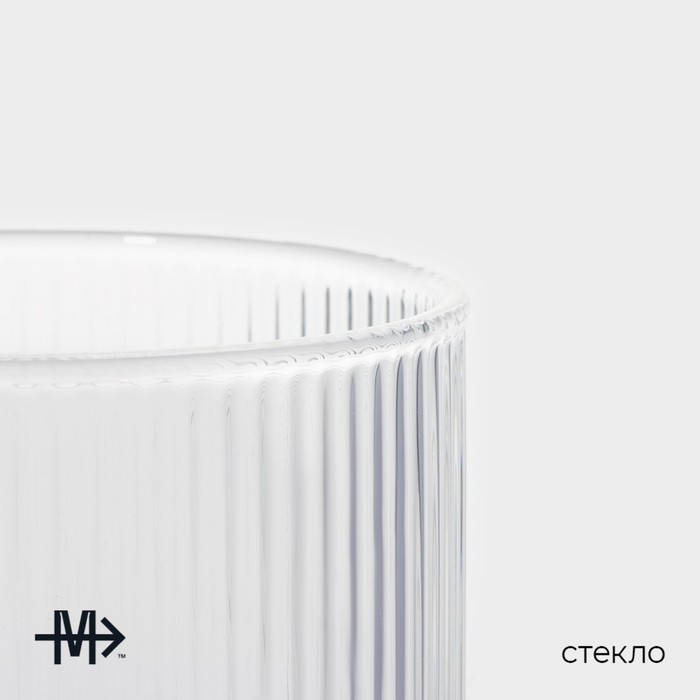Стакан стеклянный Magistro «Грани», 300 мл, 7,5×7,5×8,5 см Стакан стеклянный Magistro «Грани», 300 мл, 7,5×7,5×8,5 см