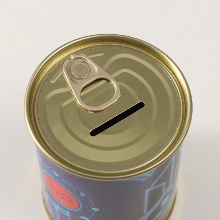 Копилка-банка металл Копилка-банка металл "Копи с умом"