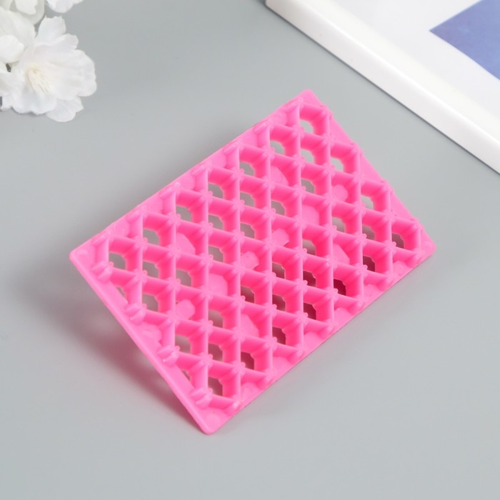 Штамп пластик Штамп пластик "Ромб с квадратом" 12,8х7.5 см