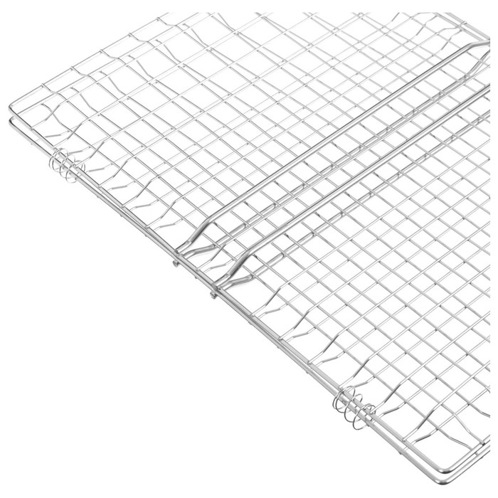 Решётка гриль для рыбы maclay, 25x34 см, нержавеющая сталь, для мангала Решётка гриль для рыбы maclay, 25x34 см, нержавеющая сталь, для мангала