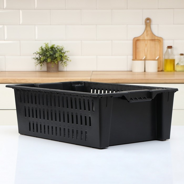 Ящик овощной, 60×40×20 см, цвет МИКС Ящик овощной, 60×40×20 см, цвет МИКС