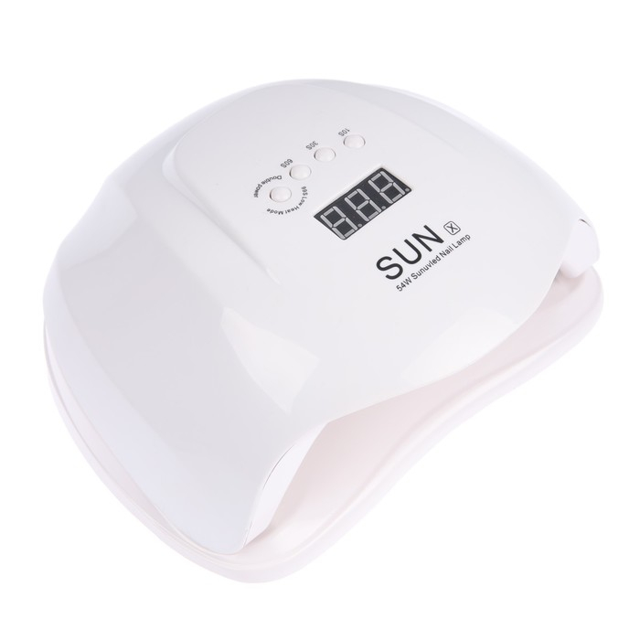 Лампа для гель-лака JessNail SUN X, UV/LED, 54 Вт, 36 таймер, таймер 10/30/60 сек, белая Лампа для гель-лака JessNail SUN X, UV/LED, 54 Вт, 36 таймер, таймер 10/30/60 сек, белая